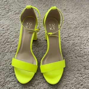 👠YOKI CHUNKY BLOCK ADJUSTABLE BUCKLE ANKLE STRAP